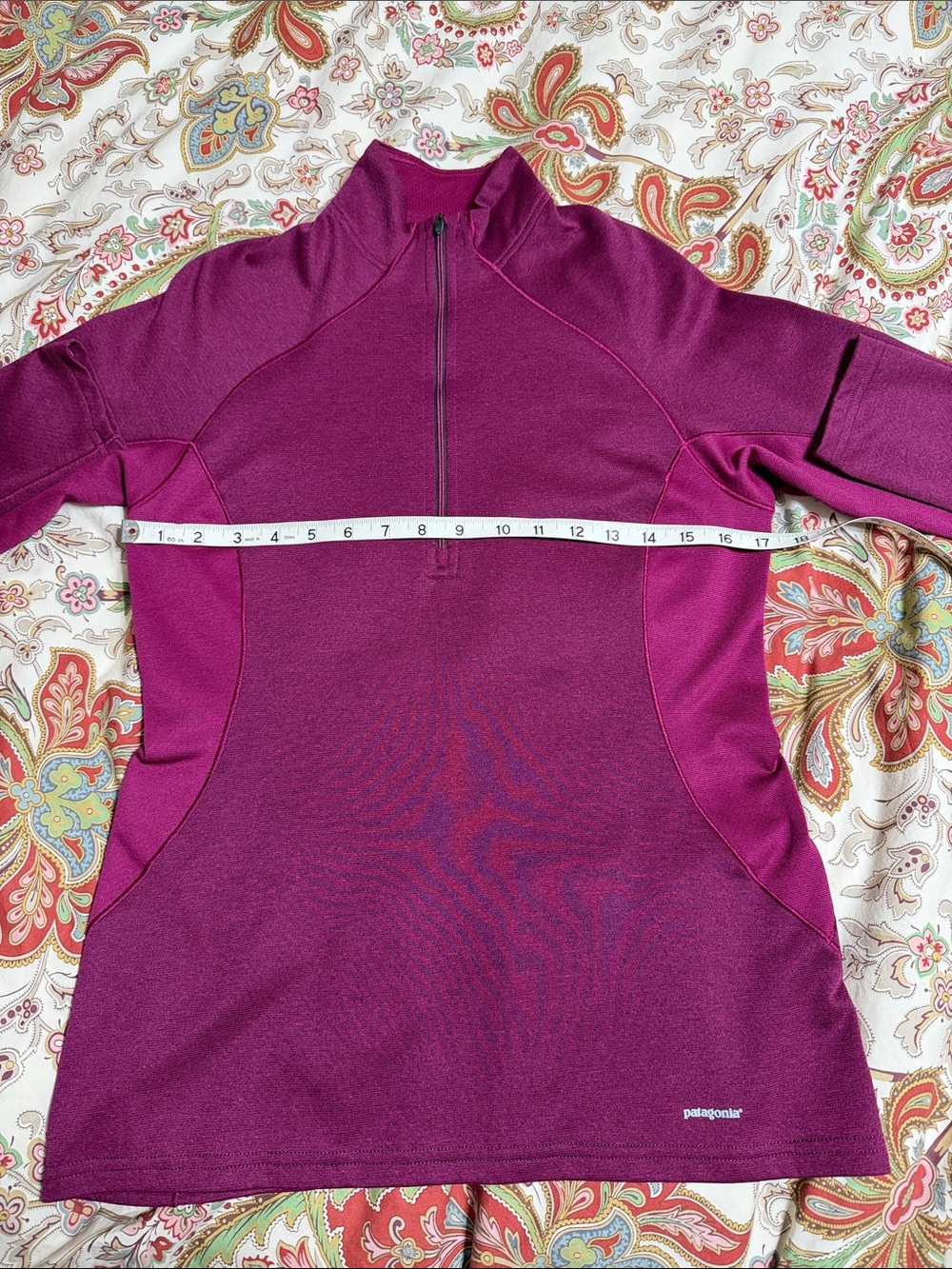 PATAGONIA Capilene Midweight Quarter Zip Baselayer Pullover - Picture 5 of 6